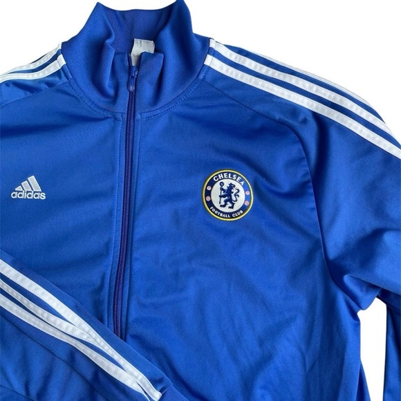 Chelsea FC 2011/2012 Adidas Training Track Top Jacket Full Zip Size Mens L - Picture 3 of 12